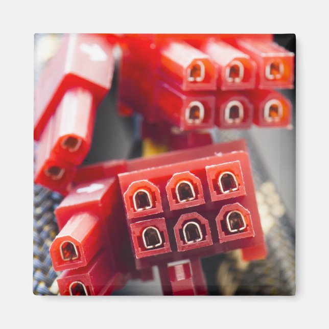 Kabelanschluss eines Computers Magnet (Vorne)