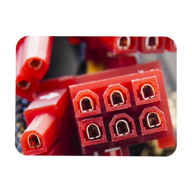 Kabelanschluss eines Computers Magnet (Horizontal)