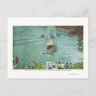 Kabelfernsehen über den Whirlpool Postkarte