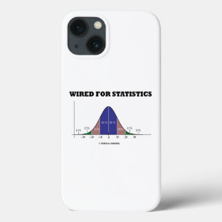 Kabelgebunden für Statistik-Statistiken Bell-Curve Case-Mate iPhone Hülle