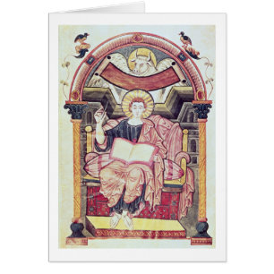 Kabeljau 22. f.85v St Luke der Evangelist, von
