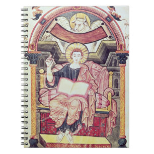 Kabeljau 22. f.85v St Luke der Evangelist, von Notizblock