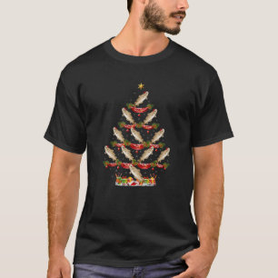 Kabeljau Fisch Weihnachtsbaum Lighting Cod Weihnac T-Shirt