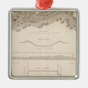 Kabeljau-Kanal Ornament Aus Metall