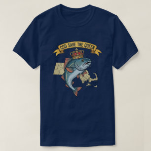 Kabeljau Rettete die Königin T-Shirt