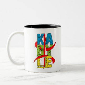 Kabellack Zweifarbige Tasse