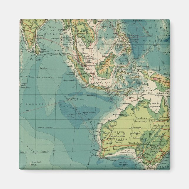 Kabeln im Indischen Ozean, Wireless-Stationen Magnet (Vorne)