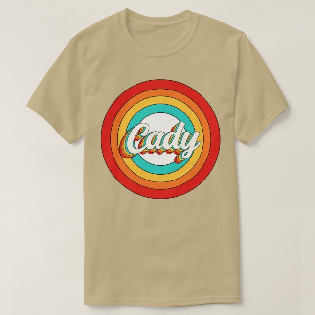 Kabelname Shirt Vintager Kabelkreis (Design vorne)