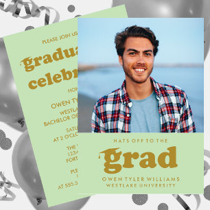 KABELRETRO HAT SICH AN DER GRAD FOTO GRAD INVITE EINLADUNG
