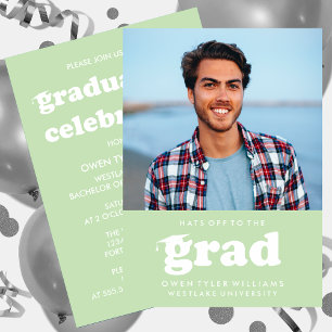 KABELRETRO HAT SICH AN DER GRAD FOTO GRAD INVITE EINLADUNG