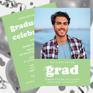 KABELRETRO HAT SICH AN DER GRAD FOTO GRAD INVITE EINLADUNG