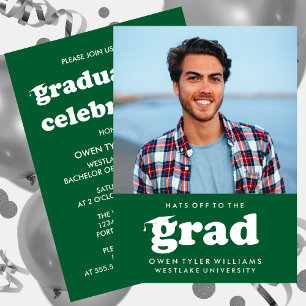 KABELRETRO HAT SICH AN DER GRAD FOTO GRAD INVITE EINLADUNG