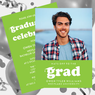 KABELRETRO HAT SICH AN DER GRAD FOTO GRAD INVITE EINLADUNG