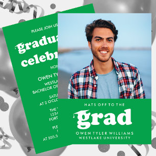 KABELRETRO HAT SICH AN DER GRAD FOTO GRAD INVITE EINLADUNG
