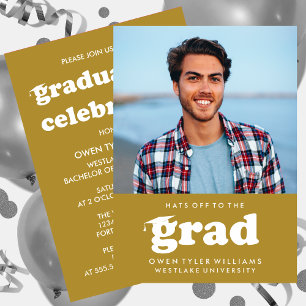 KABELRETRO HAT SICH AN DER GRAD FOTO GRAD INVITE EINLADUNG
