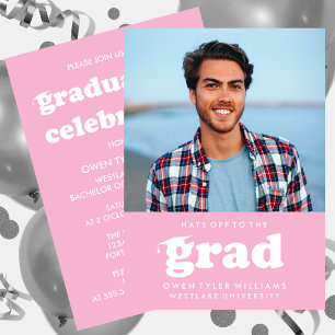 KABELRETRO HAT SICH AN DER GRAD FOTO GRAD INVITE EINLADUNG