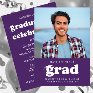 KABELRETRO HAT SICH AN DER GRAD FOTO GRAD INVITE EINLADUNG