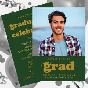 KABELRETRO HAT SICH AN DER GRAD FOTO GRAD INVITE EINLADUNG