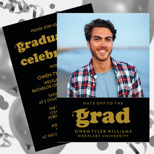 KABELRETRO HAT SICH AN DER GRAD FOTO GRAD INVITE EINLADUNG