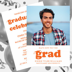 KABELRETRO HAT SICH AN DER GRAD FOTO GRAD INVITE EINLADUNG