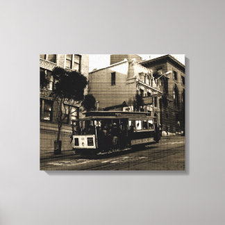 Kabelwagen Leinwanddruck