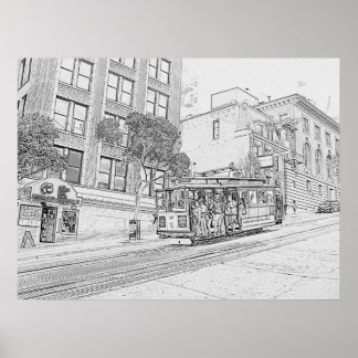 Kabelwagen Poster