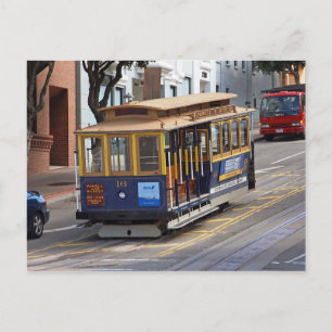 Kabelwagen, San Francisco Postkarte