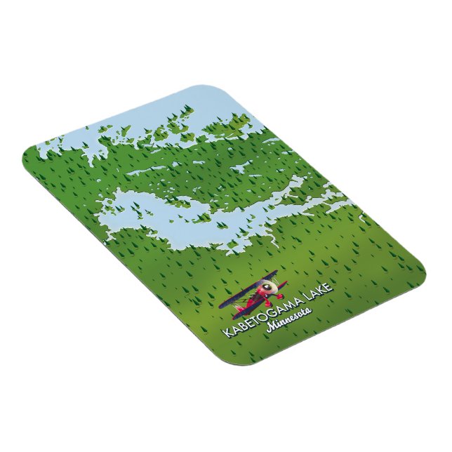 Kabetogama See, Minnesota, USA Reiseplan. Magnet (Rechte Seite)