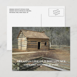 Kabin, Abraham Lincolns Birthplace NHP, KY Postkarte