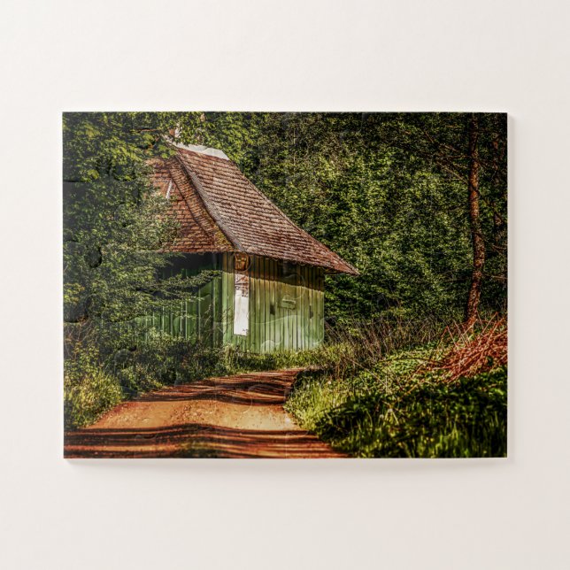 KABIN IN DER WOODS JIGSAW PUZZLE (Horizontal)