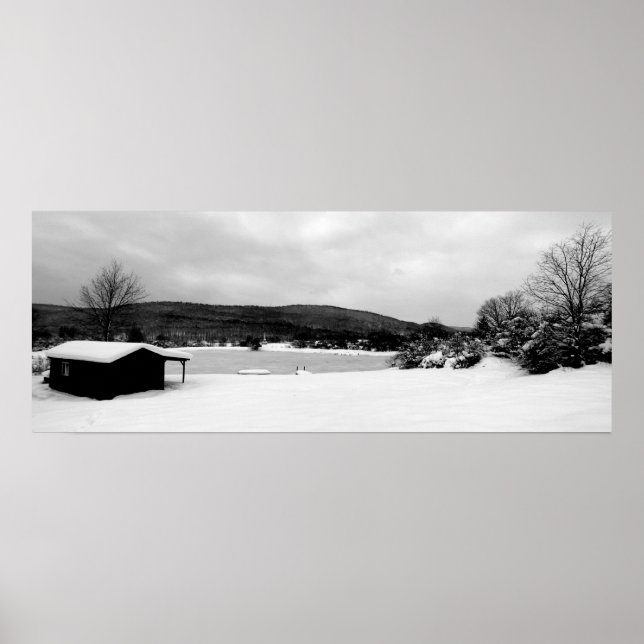 Kabine B & W Poster (Vorne)