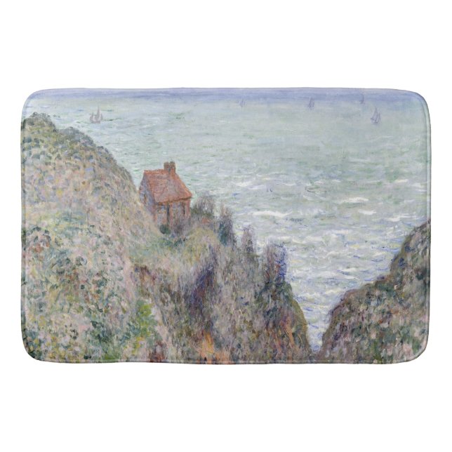 Kabine der Zollwache von Claude Monet Badematte (Vorderseite)