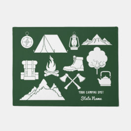 Kabine für individuelle Urlaubsreisen Camping Coll Fußmatte