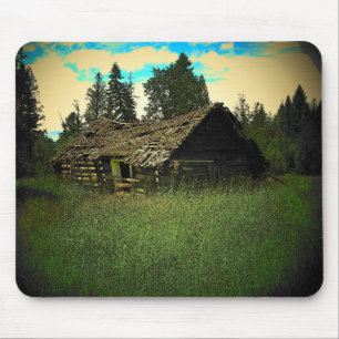 Kabine im Feld von Djoneill Mousepad