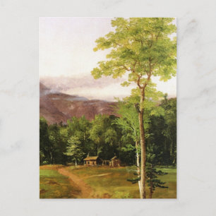 Kabine im Wald, North Conway, NH,  Postkarte