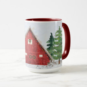 Kabine in der Woods Holiday Tasse