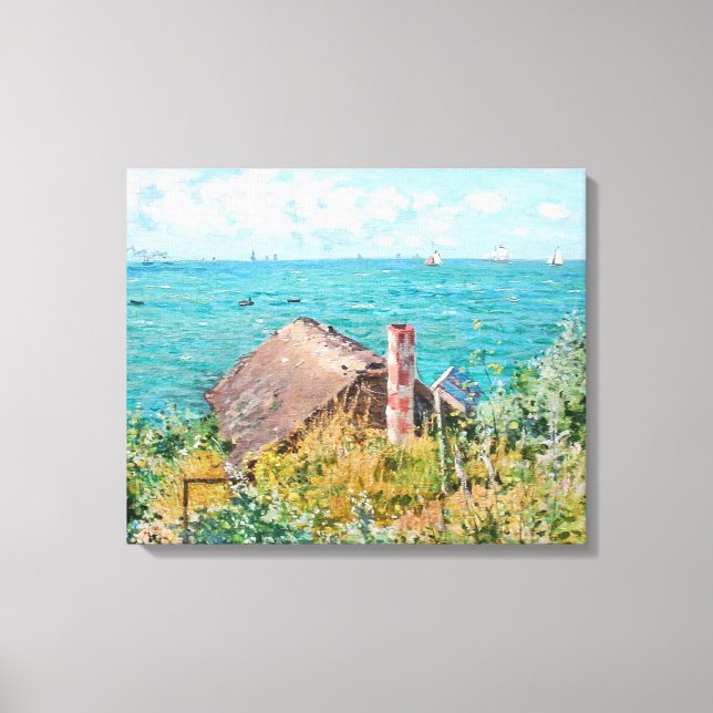 Kabine in Saint-Adresse Claude Monet Fine Art Leinwanddruck (Vorderseite)