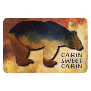 Kabine Sweet Cabin Cruise Ship Alaska Bear Magnet