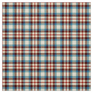 Kabine Tartan~ glücklicher Holzfäller Stoff