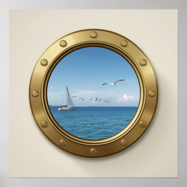 Kabinendekor für Kreuzfahrtschiffe Poster (Vorne)