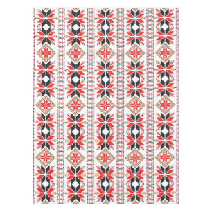 Kabinenkollektion: Strick Crochet Stickerei Muster Tischdecke