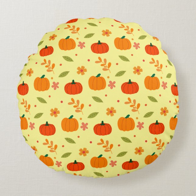 Kabocha Rundes Kissen (Vorderseite)