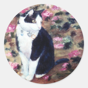 Kaboodles Katzen-Aufkleber Runder Aufkleber