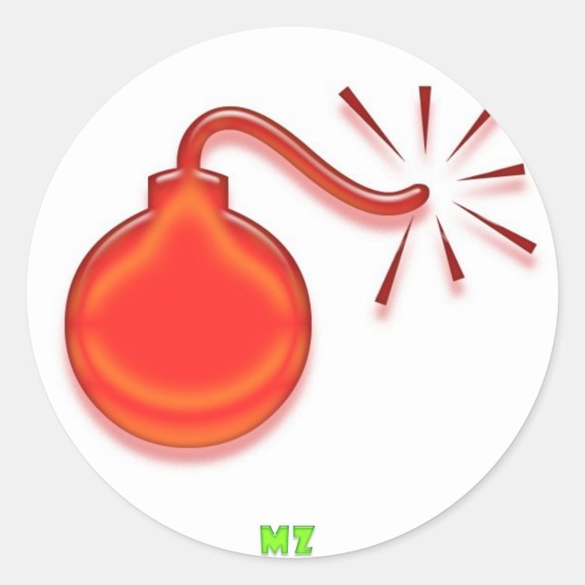 KABOOM! Aufkleber (Vorderseite)