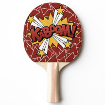 Kaboom Comic-Buch-ArtPing Pong Paddel