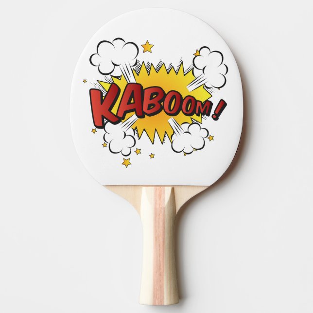 Kaboom Tischtennis Schläger (Vorderseite)