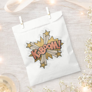 KABOOM! Vintages Comic Buch Steampunk Pop Kunst Geschenktütchen