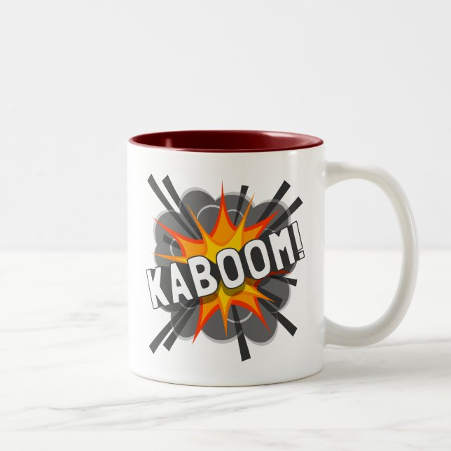 KABOOM! ZWEIFARBIGE TASSE (Rechts)