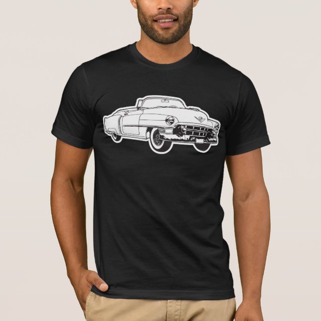 Kabriolettillustration 1953 Cadillac-Reihe 62 T-Shirt (Vorderseite)