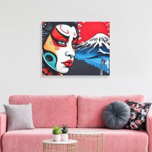 Kabuki 4 leinwanddruck